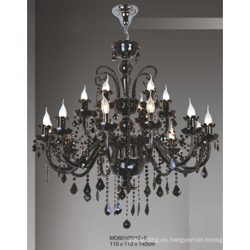 Hotel Luster Black Chandelier (MD60100 / 12 + 6)